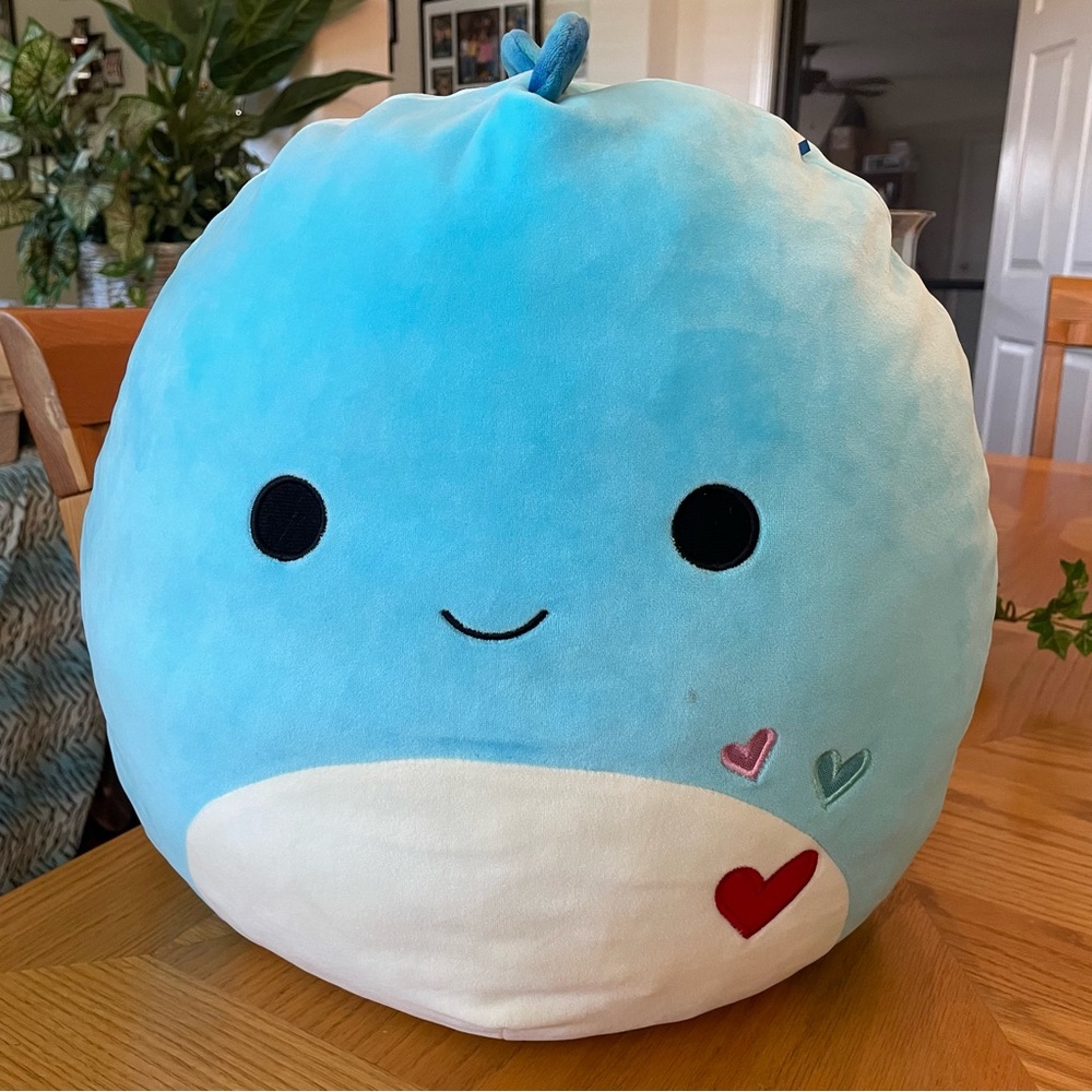 Squishmallows Ben the Dinosaur with Heart Plush